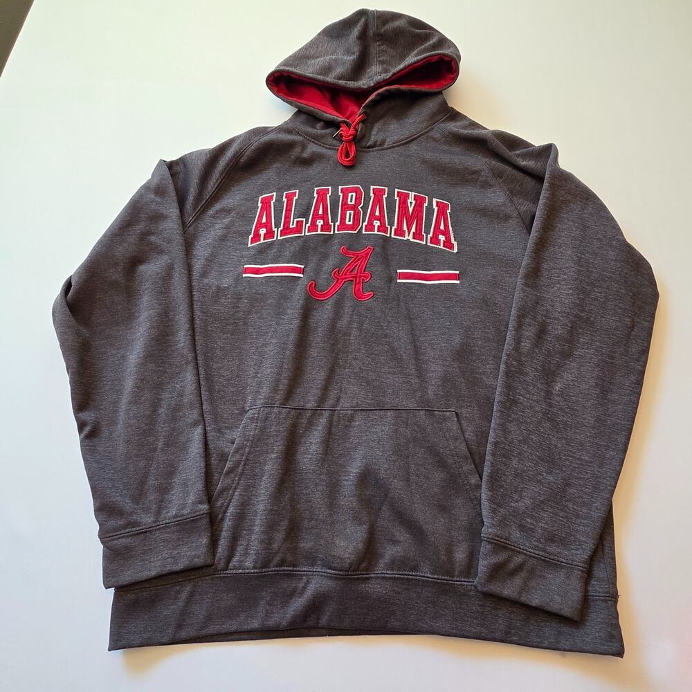 Alabama Crimson Tide Hoodie Size XL Colosseum Athletics Sweatshirt Gray Mens